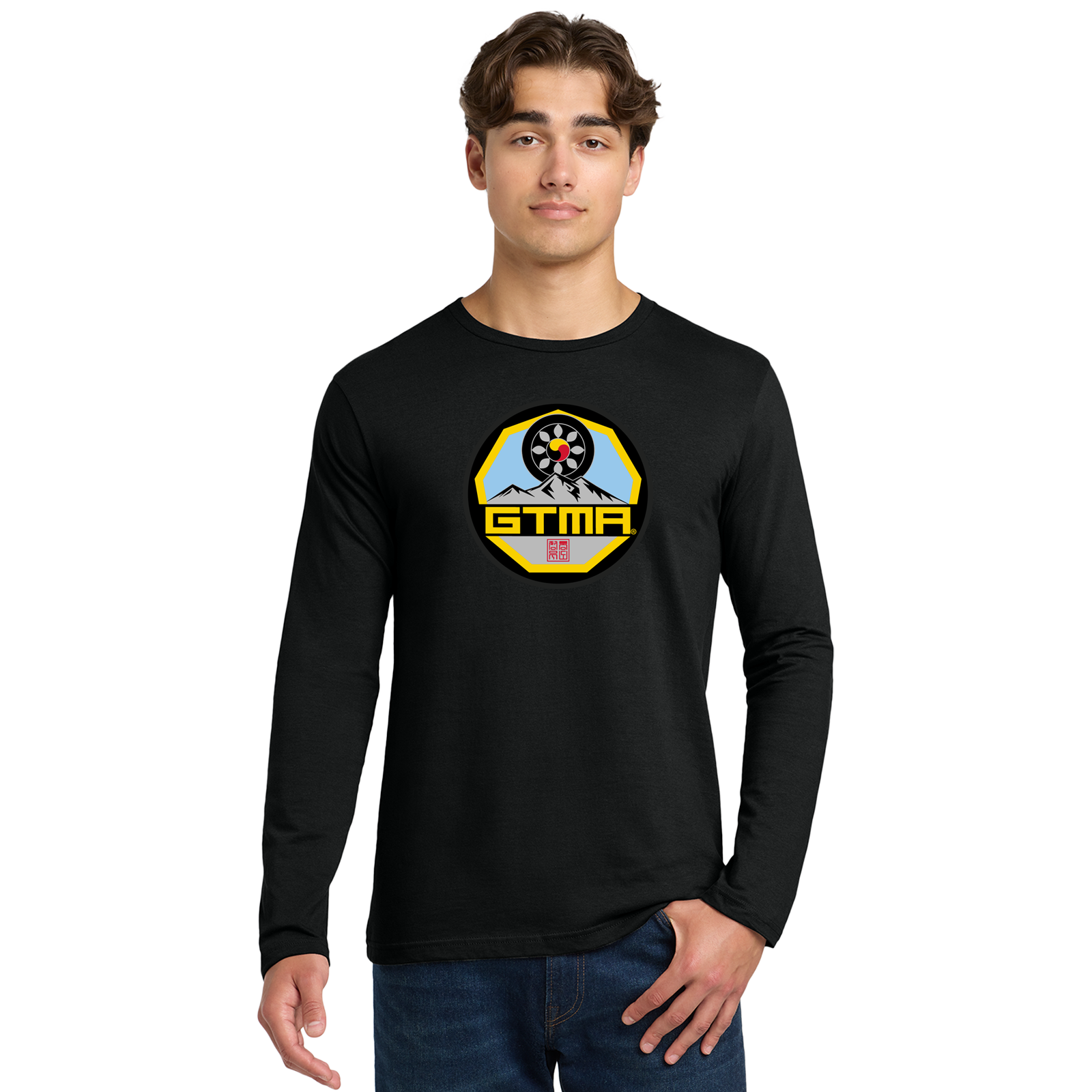 GTMA L/S Tee Round Logo