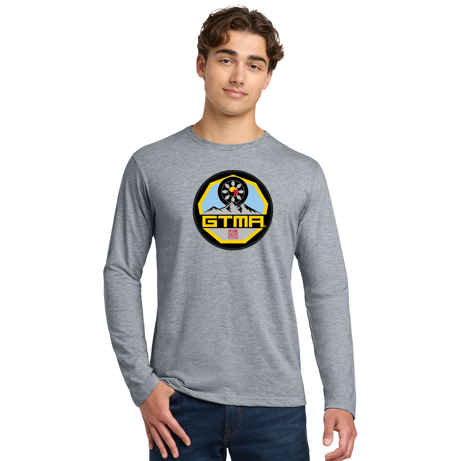 GTMA L/S Tee Round Logo