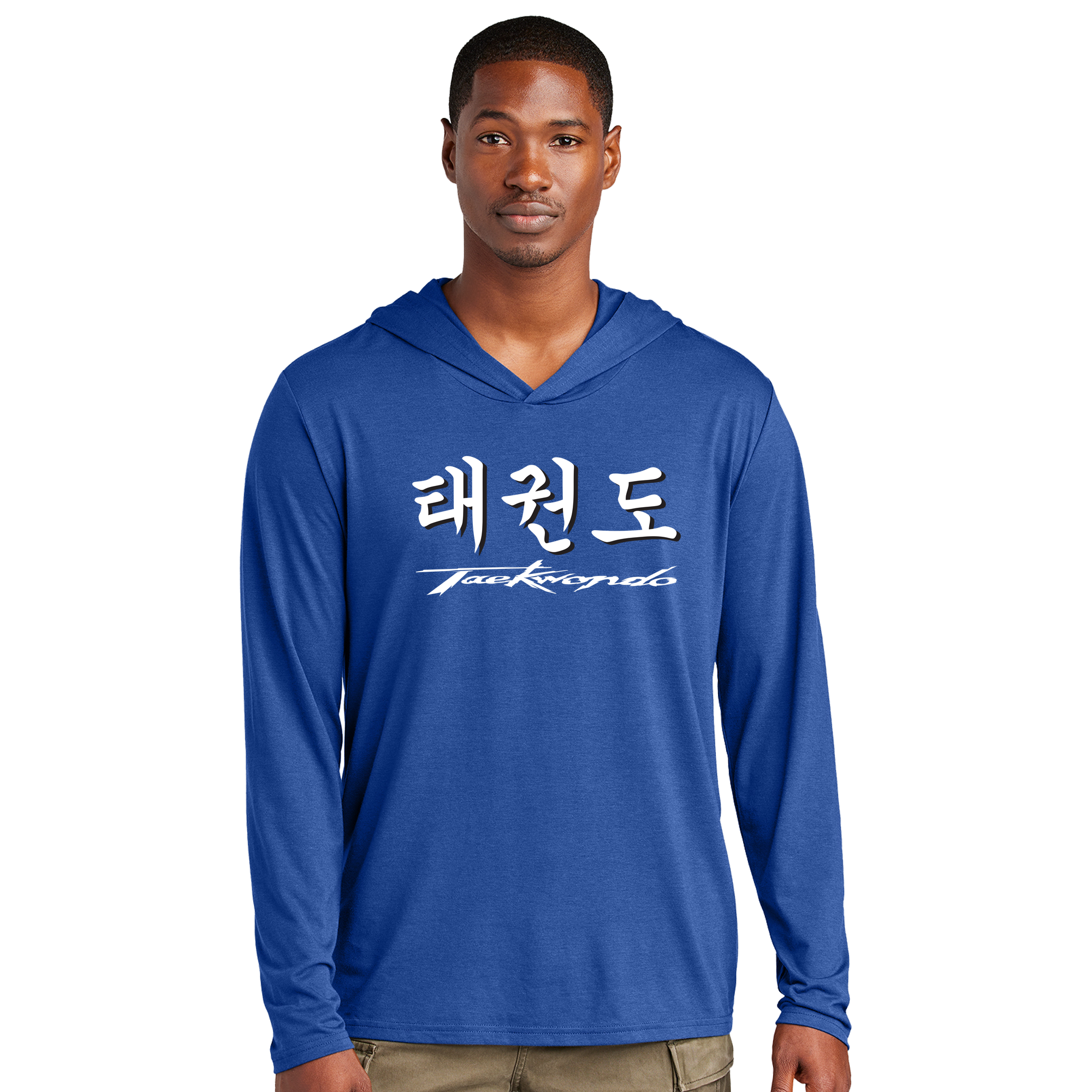 Taekwondo Hooded Long Sleeve Tee
