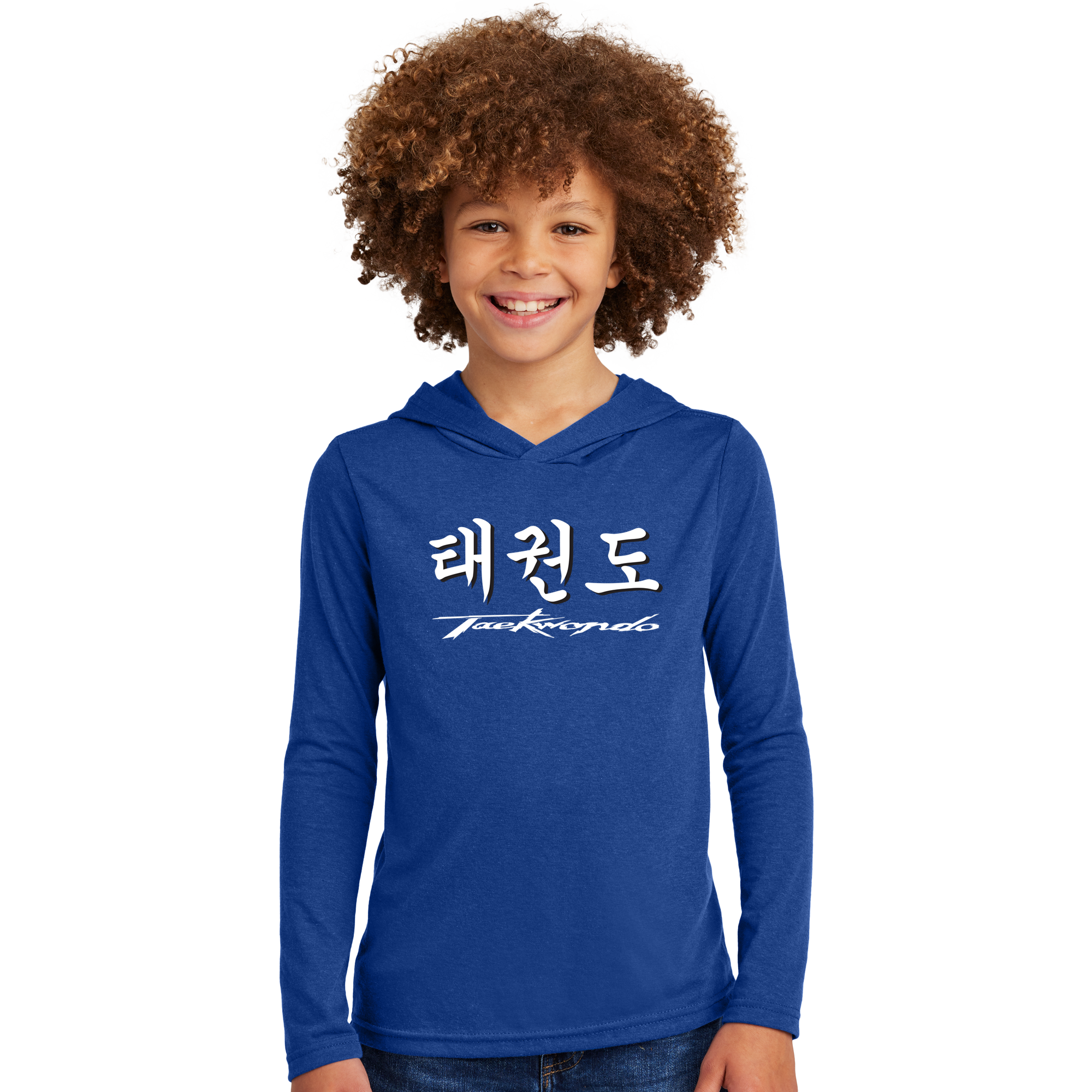 Taekwondo Hooded Long Sleeve Tee