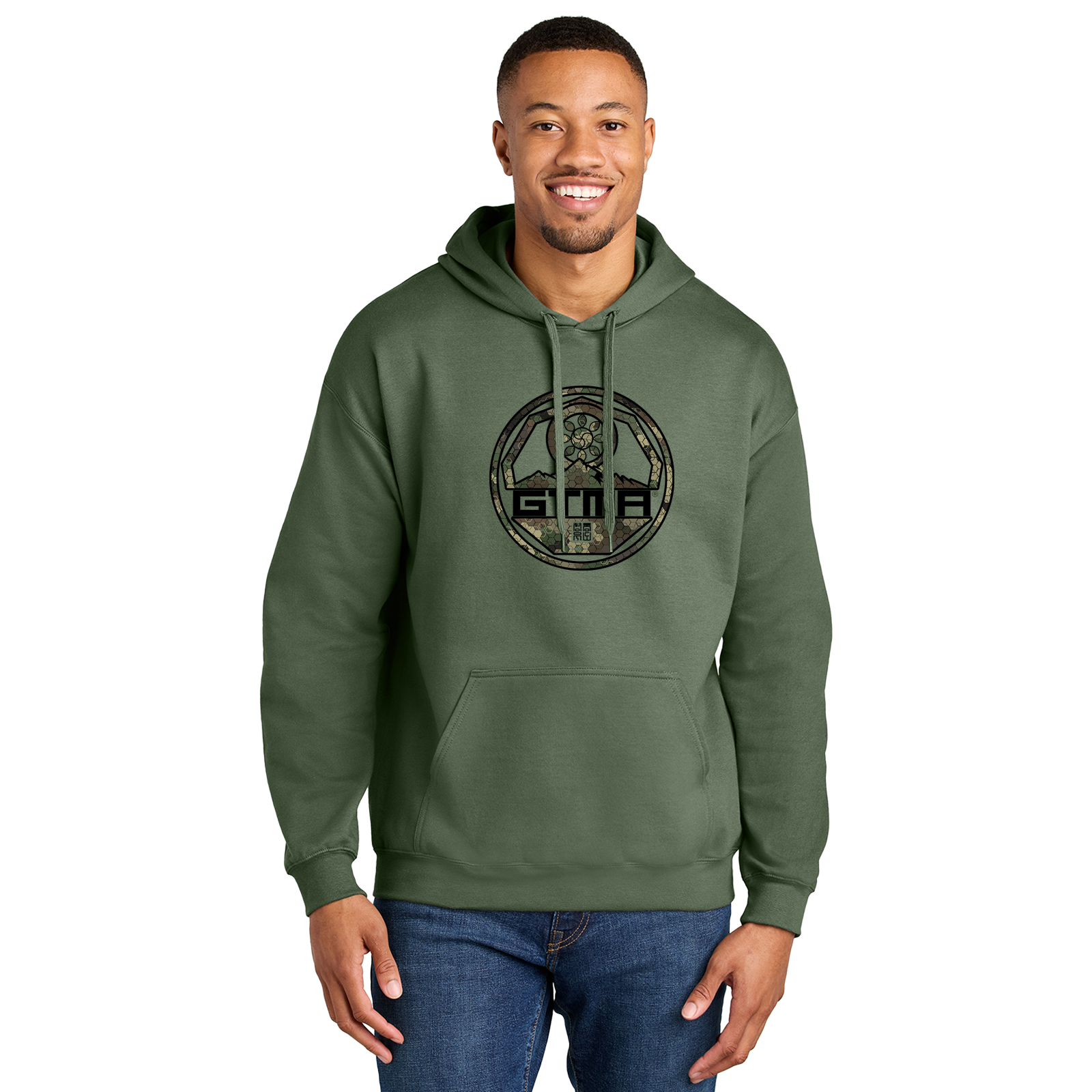 KMA - GTMA Camo Mountain Hooded Sweatshirt