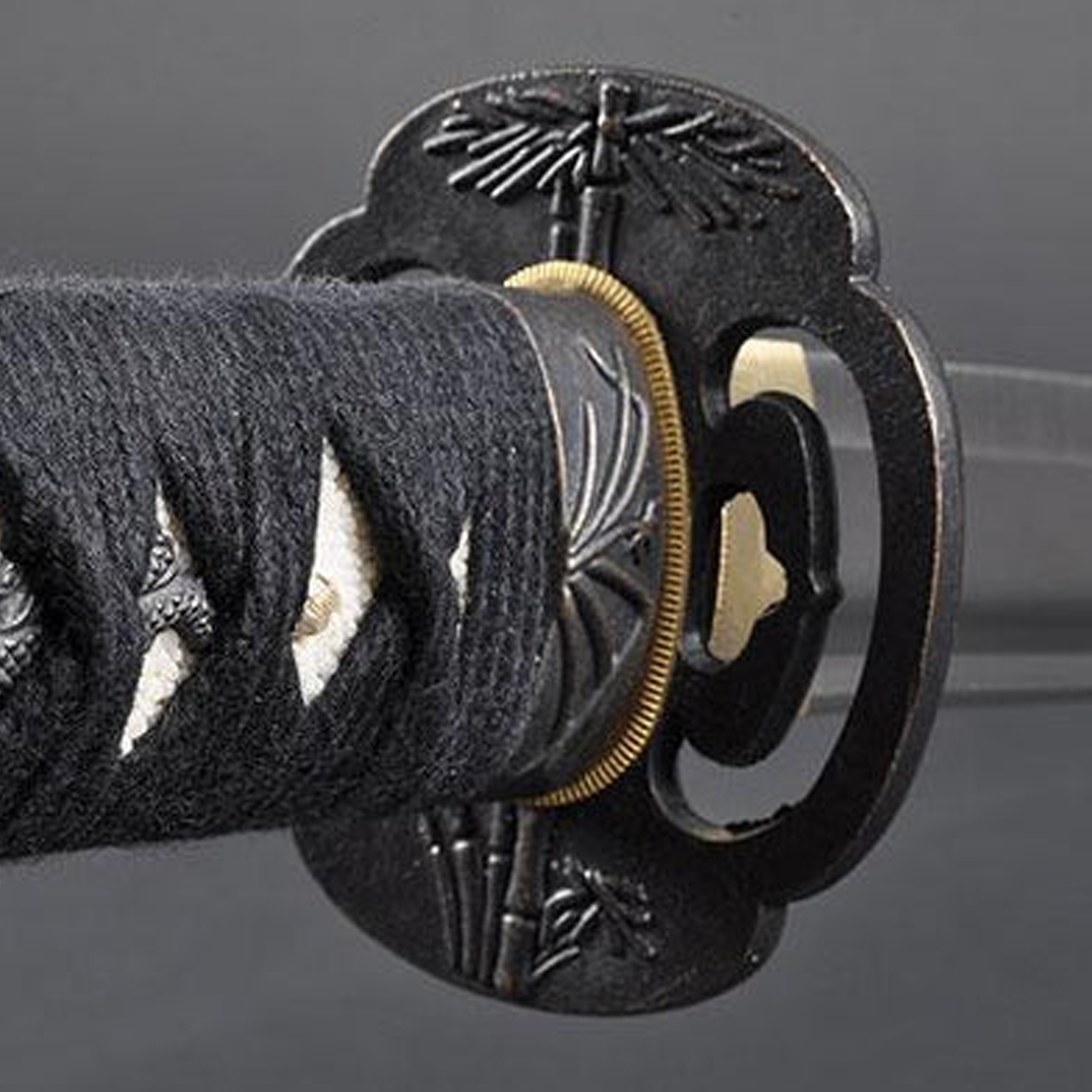 KMA - Japanese Samurai Sword Bamboo Design