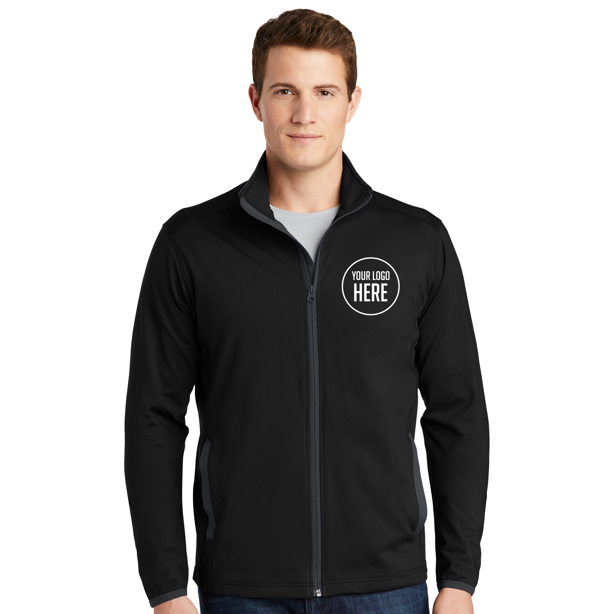 Sport-Tek® Contrast Full-Zip Jacket