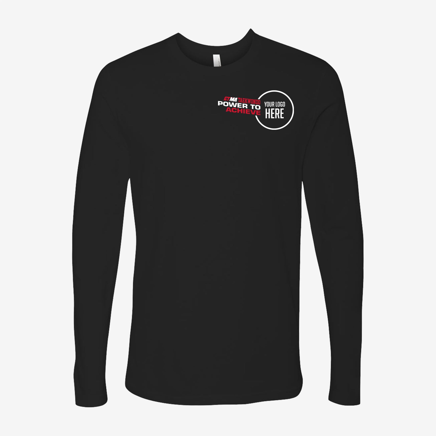 3601-LS-Tee-Black-Front