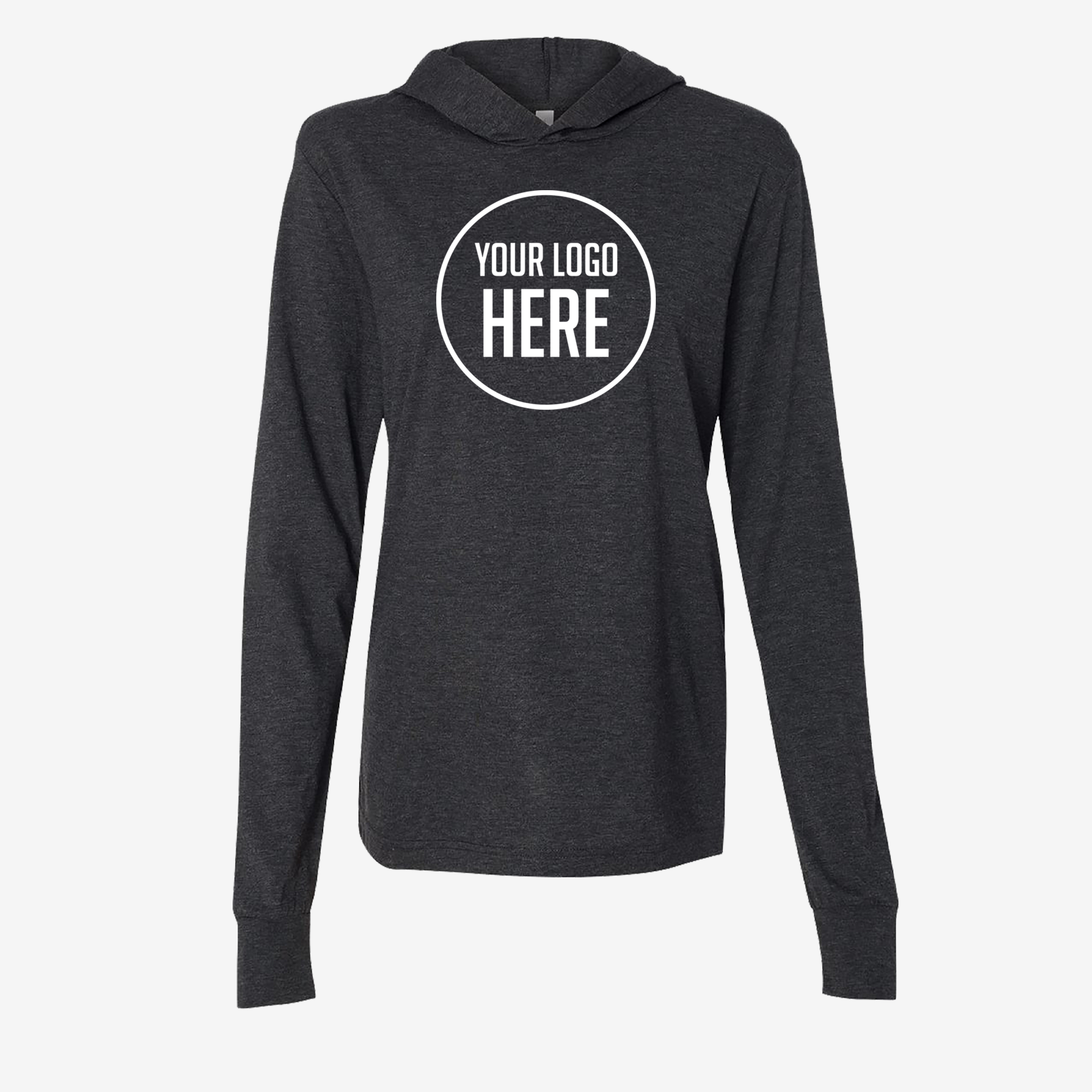 Black Charcoal Hoodie Tee