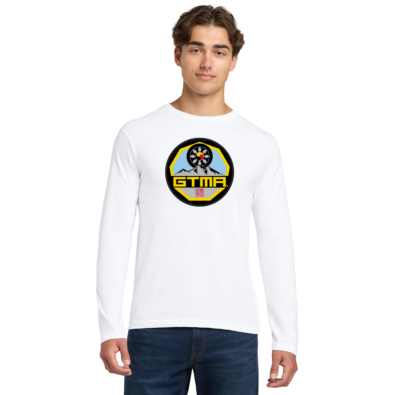 GTMA L/S Tee Round Logo