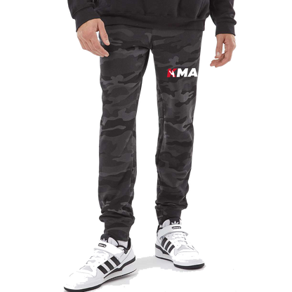 KMA Camo Fleece Pants Black Camo