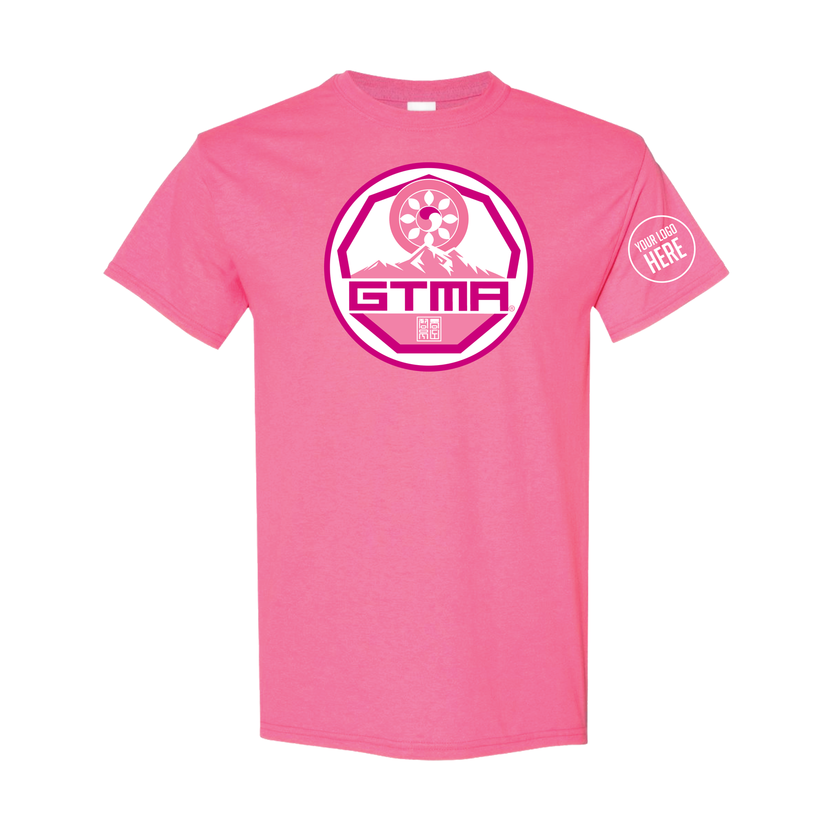 Breast Cancer Awareness GTMA Logo Tee Only